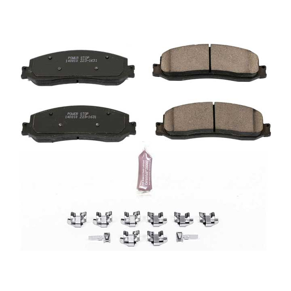 Powerstop Z23-1631 Front Z23 Evolution Sport Carbon Fiber Infused Ceramic Brake Pads