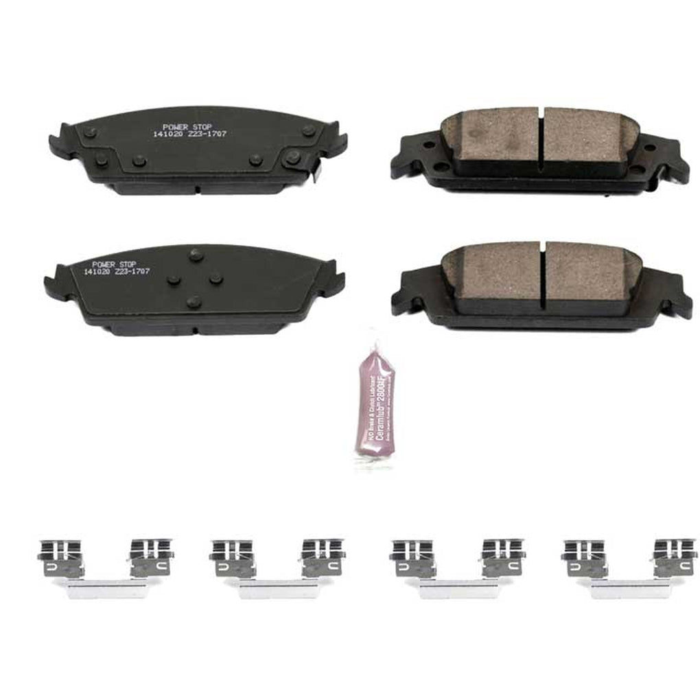 Powerstop Z23-1707 Rear Z23 Evolution Sport Carbon Fiber Infused Ceramic Brake Pads