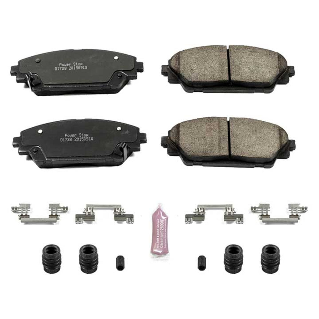 Powerstop Z23-1728 Front Z23 Evolution Sport Carbon Fiber Infused Ceramic Brake Pads