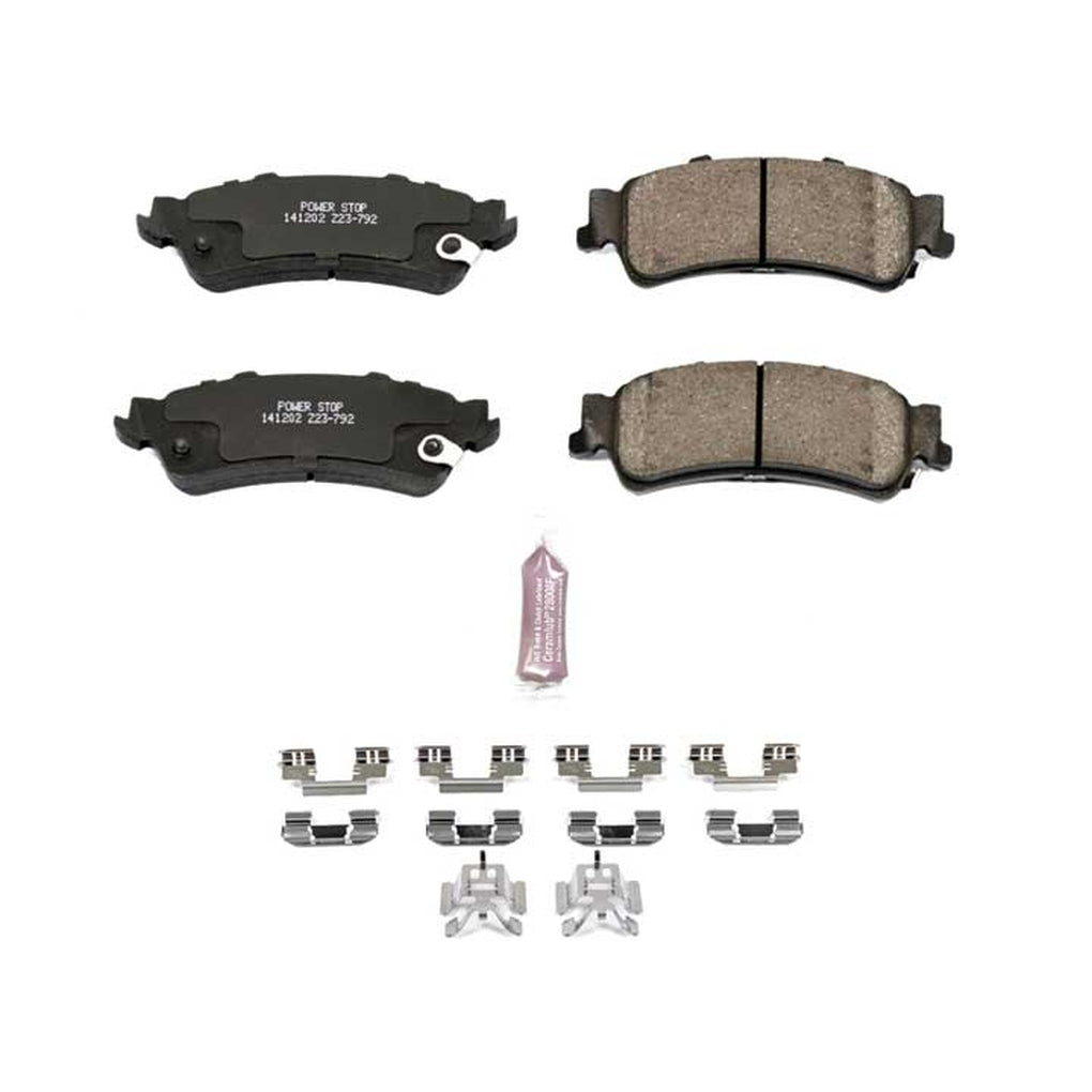 Powerstop Z23-792 Rear Z23 Evolution Sport Carbon Fiber Infused Ceramic Brake Pads