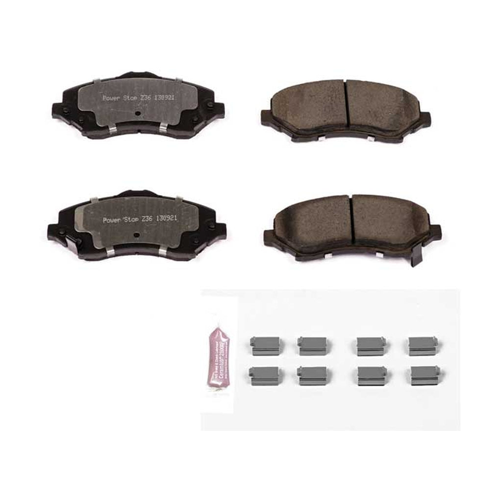 Powerstop Z36-1273 Z36 Truck & Tow Carbon Fiberceramic Brake Pads