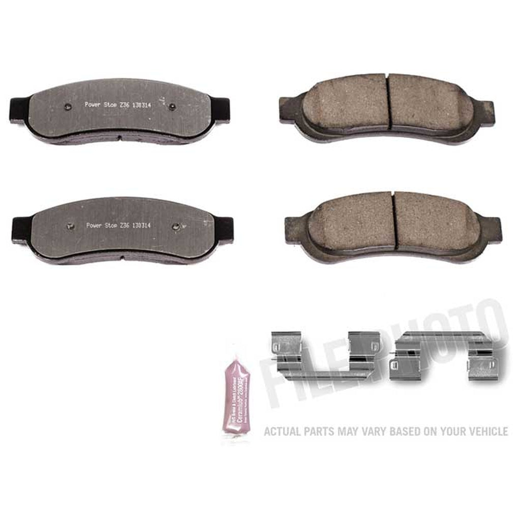 Powerstop Z36-1334 Z36 Truck & Tow Carbon Fiberceramic Brake Pads