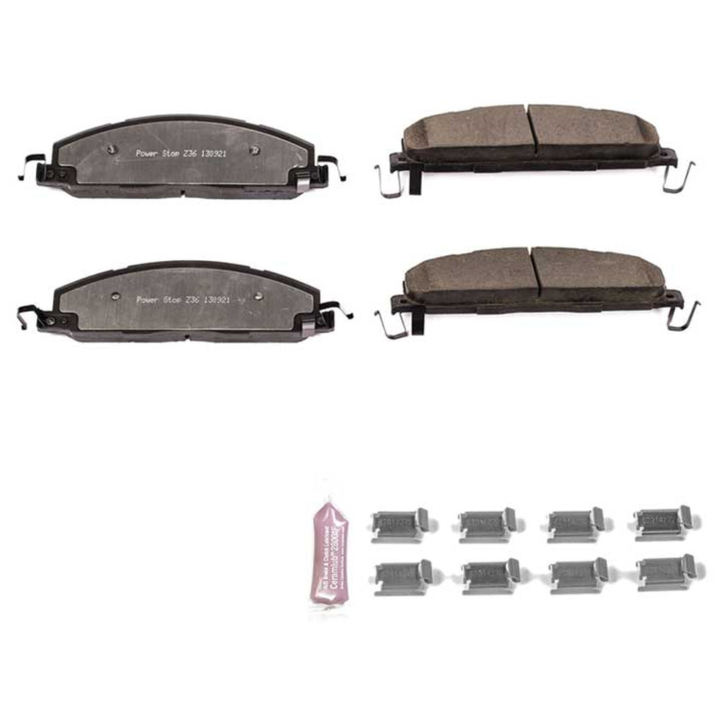 Powerstop Z36-1400 Z36 Truck & Tow Carbon Fiberceramic Brake Pads