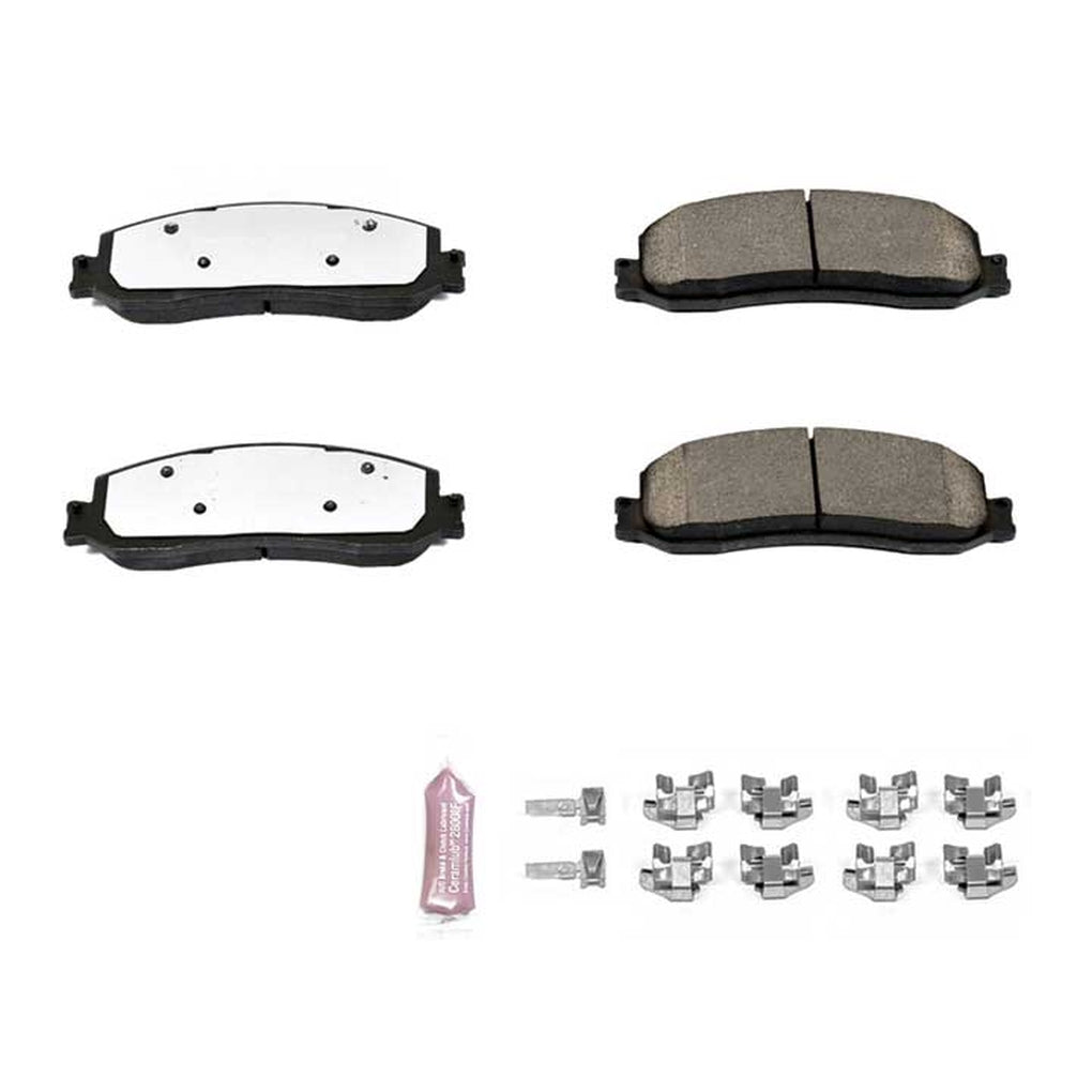 Powerstop Z36-1631 Z36 Truck & Tow Carbon Fiberceramic Brake Pads