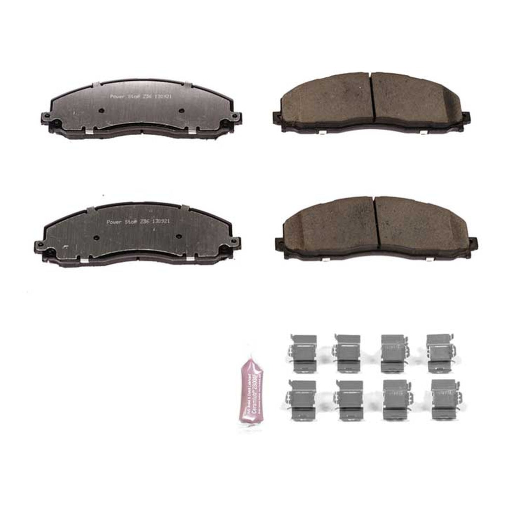 Powerstop Z36-1680 Z36 Truck & Tow Carbon Fiberceramic Brake Pads