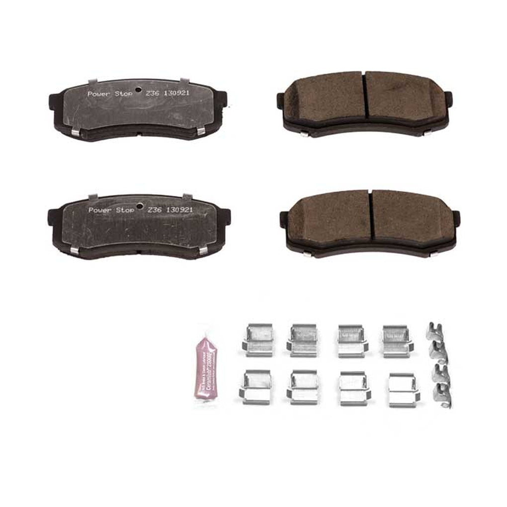 Powerstop Z36-606 Z36 Truck & Tow Carbon Fiberceramic Brake Pads