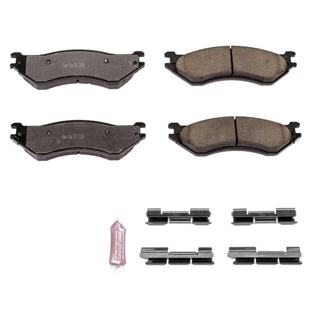 Powerstop Z36-702A Z36 Truck & Tow Carbon Fiberceramic Brake Pads