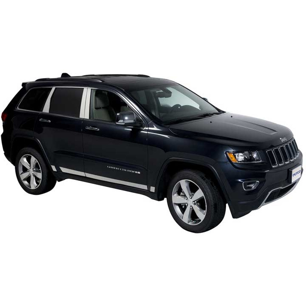 Putco 402668 1117 Grand Cherokee 6Pc Stainless Pillar Post Trim