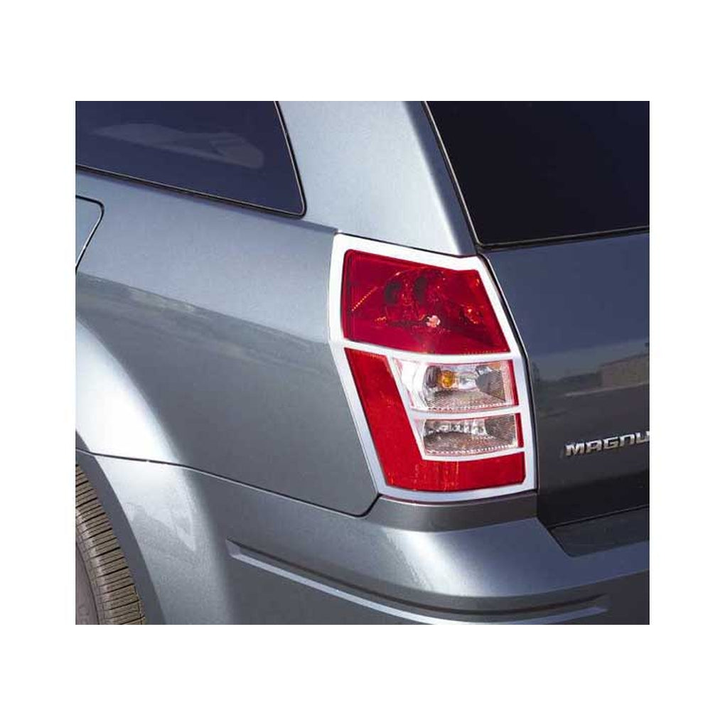 Putco 402811 0508 Magnum Tail Light Cover Chrome Trim