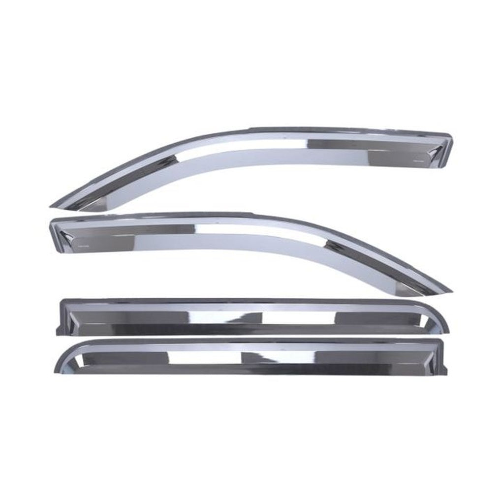 Putco 480071 19C Ram 1500 Crew Cab 4 Pc Chrome Element Window Visors