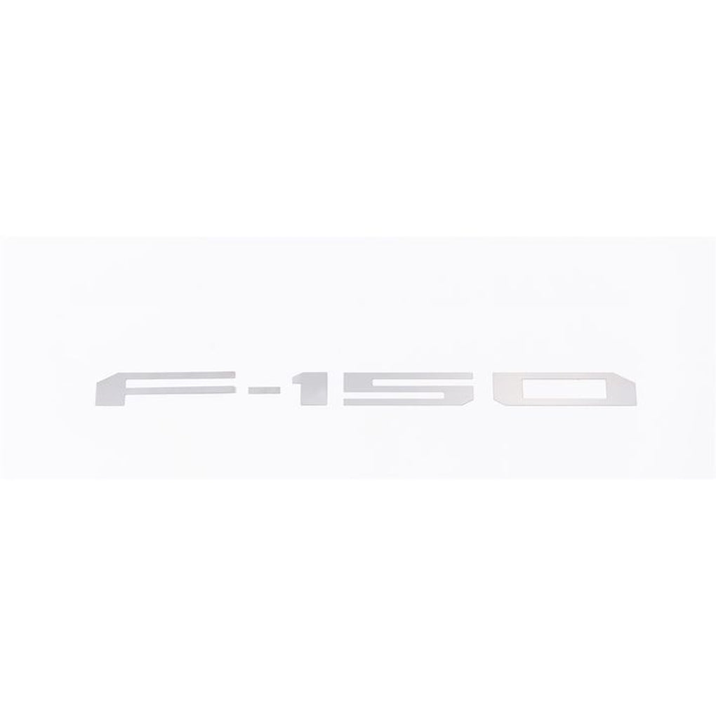 Putco 55556FD 1820 F150 Cut Letters Silver Platinum Tailgate Ford Lettering Emblems