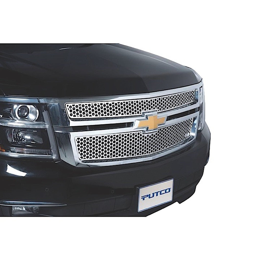 Putco 84203 1520 Suburban/Tahoe/1617 Suburban 3500 HD Stainless Punch Style Grille