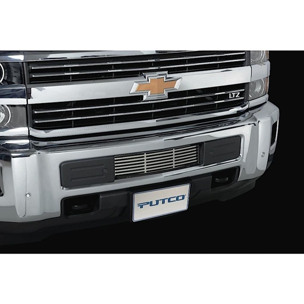 Putco 86195 1519 Silverado 2500/3500Stainless Steelbar Design Bumper Grille