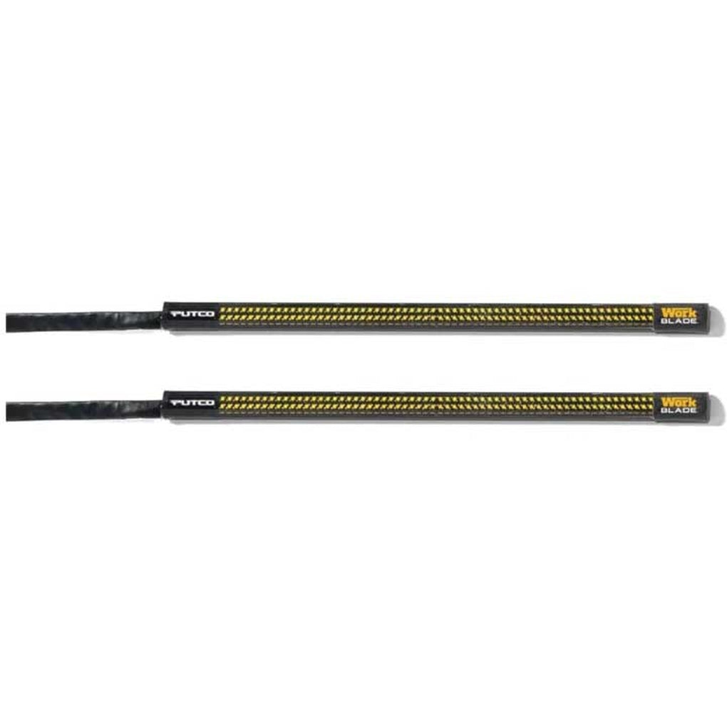 Putco 93010-12 (Pair)Work Blade Amber & Blue 12In Strobing 64 Patterns