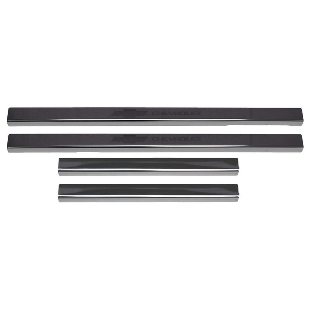 Putco 95183BPGM-1 19C Silverado Crew Cab(4 Pc)w/Bow Tie Etch Door Sills