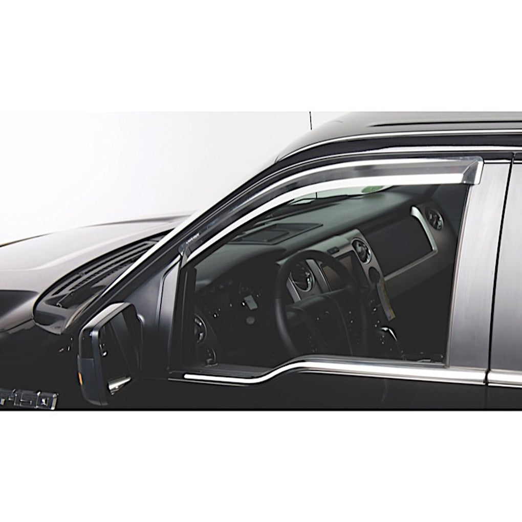 Putco 97561 1520 F150 Super Crew W/O Towing Mirrors Window Trim Accents