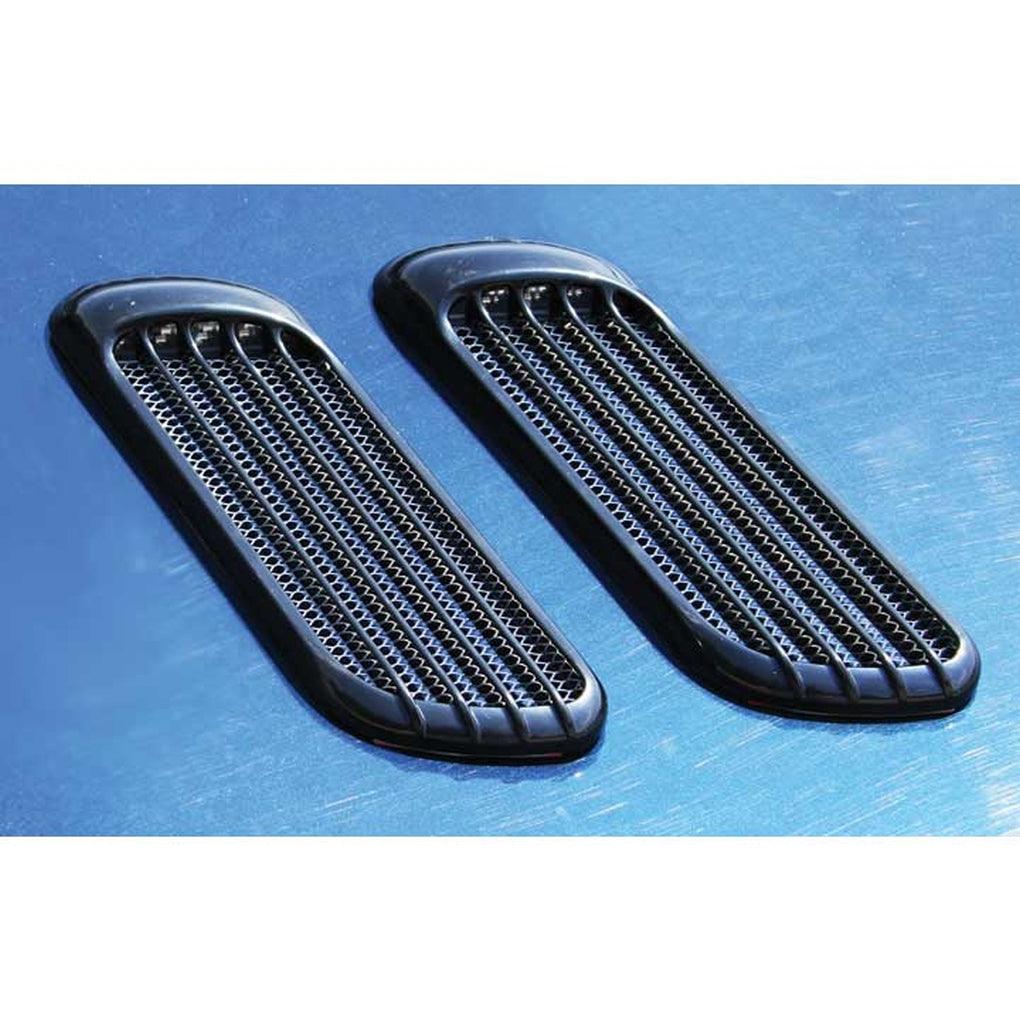 Putco 999001 Wire Mesh W/5 Openings Hidden LED Hood Vent