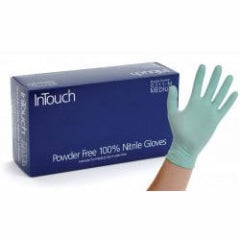 Atlantic Safety Products Q311-L Blue Nitrile PF 5mil Glove Large Box/100
