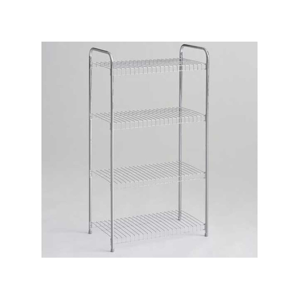 Rubbermaid 2149485 4 Tier Shelf Satin Nickel
