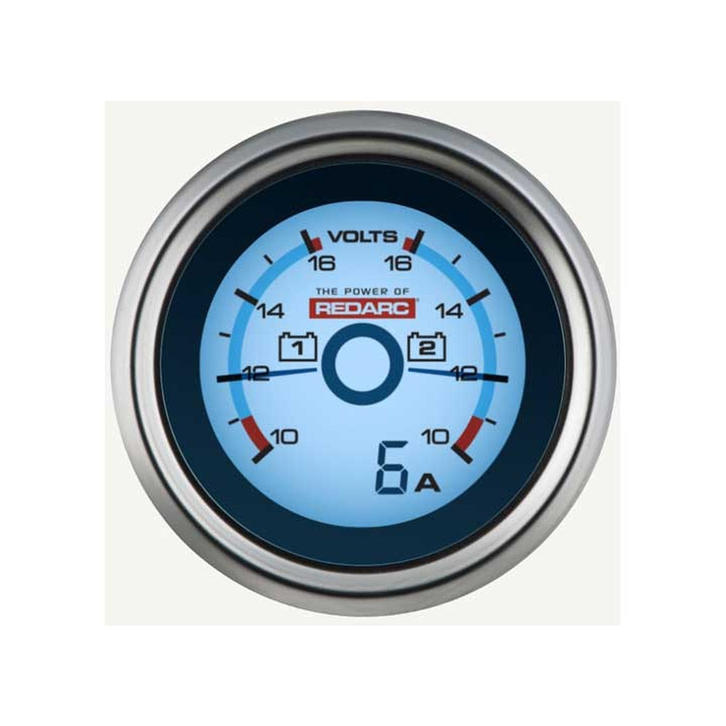 Redarc G52-VVA Dual Battery Voltage Gauge