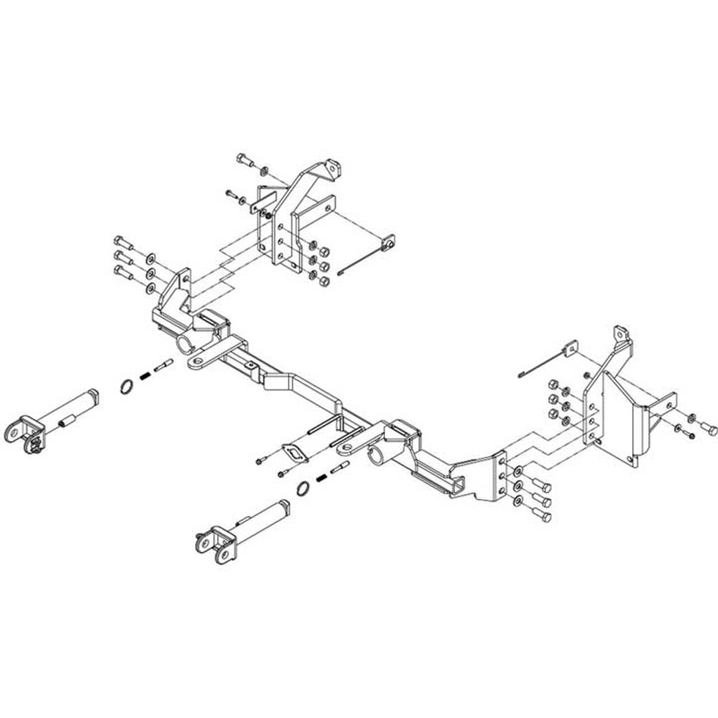 Roadmaster 524475-5 2023 Lincoln Corsair 2.5L Plugin Hybrid Engine Crossbar Style Baseplate Black