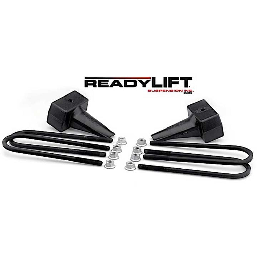 ReadyLift Suspension 66-2015 5In Flat Rear Block Kit W/Carrier Bearing Spacer 2 Drive Shaft 1116 F250/F350/F450