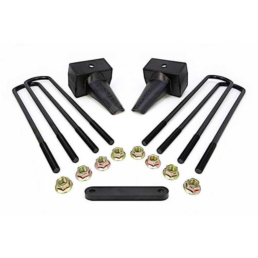 ReadyLift Suspension 66-2294 4In Flat Rear Block Kit W/Carrier Bearing Spacer 2 Drive Shaft 9910 F250/F350/F450