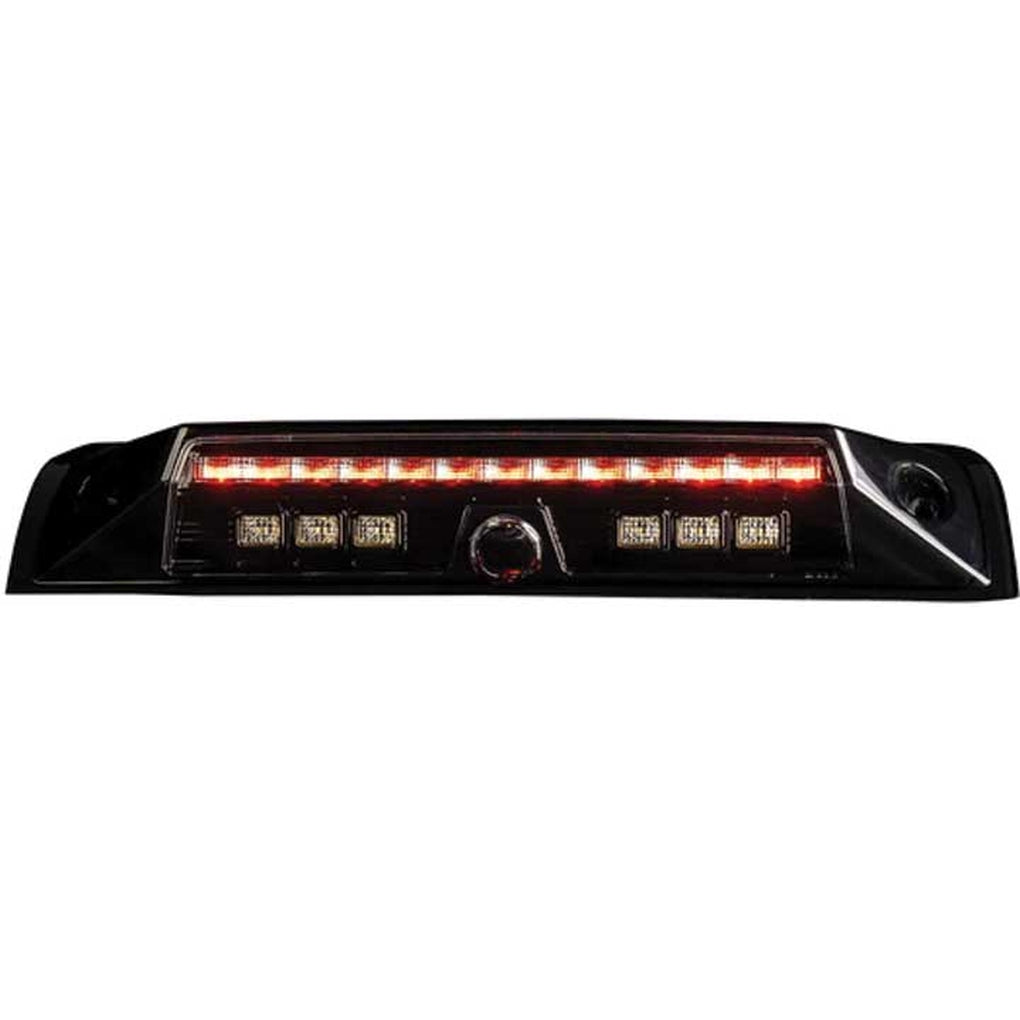 Recon 264102CAMBK 19C Ram 1500/2500/3500 Red 3Rd Brake Light Kit W/White Cargo Lights Smoked Lens W/Oem Camera