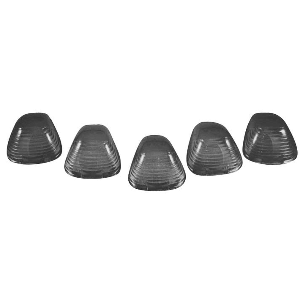 Recon 264142BK 9916 F250/F350/F450/F550 (5Pc) Smoked Lens W/Amber Xenon Complete Cab Light Kit