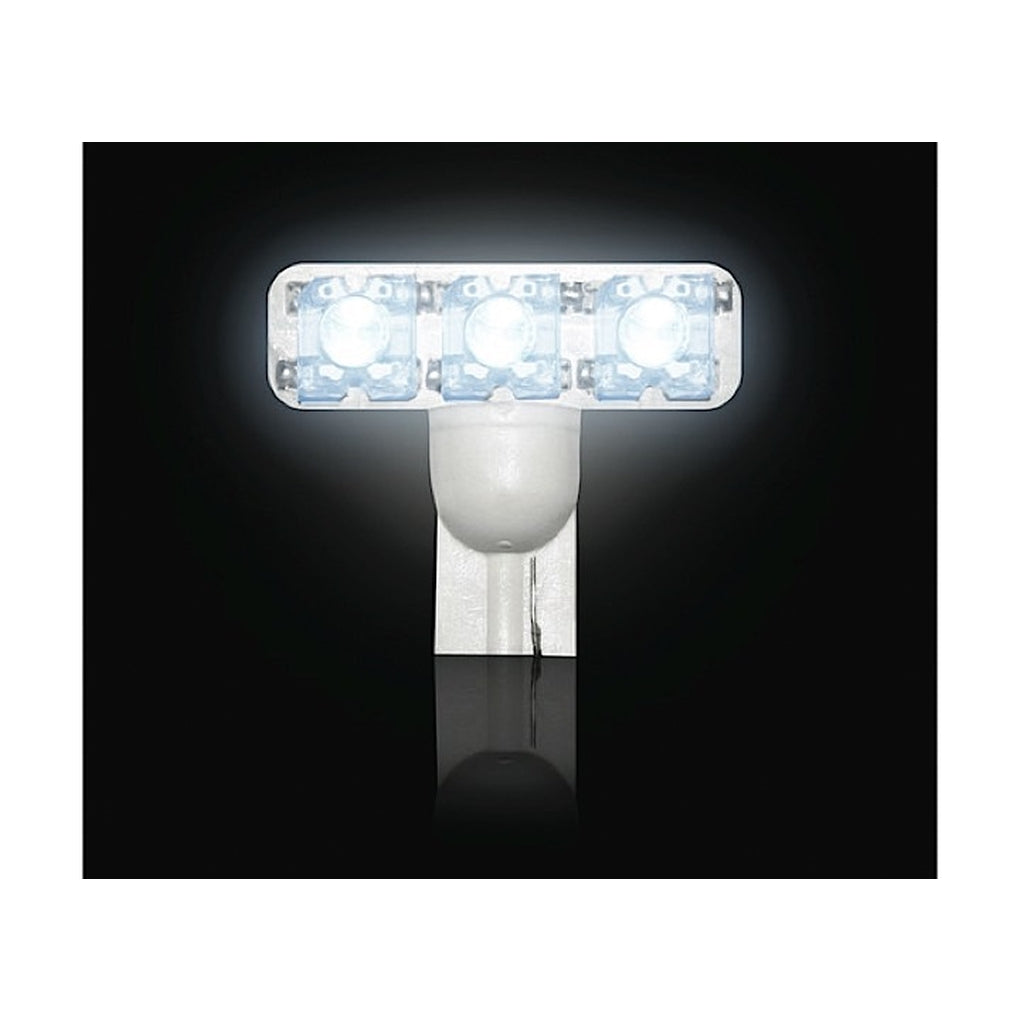 Recon 264180WH 194 T10 Highpower 1Watt LED Bulb White (6 Leds On Each Bulb) One Bulb Per Package