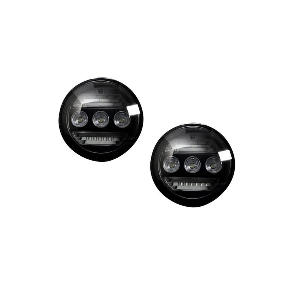 Recon 264521BK 17C Silverado/Sierra 3Function Fog Light Kitwhite LED Fog Lightswhite LED Daytime Run Lights