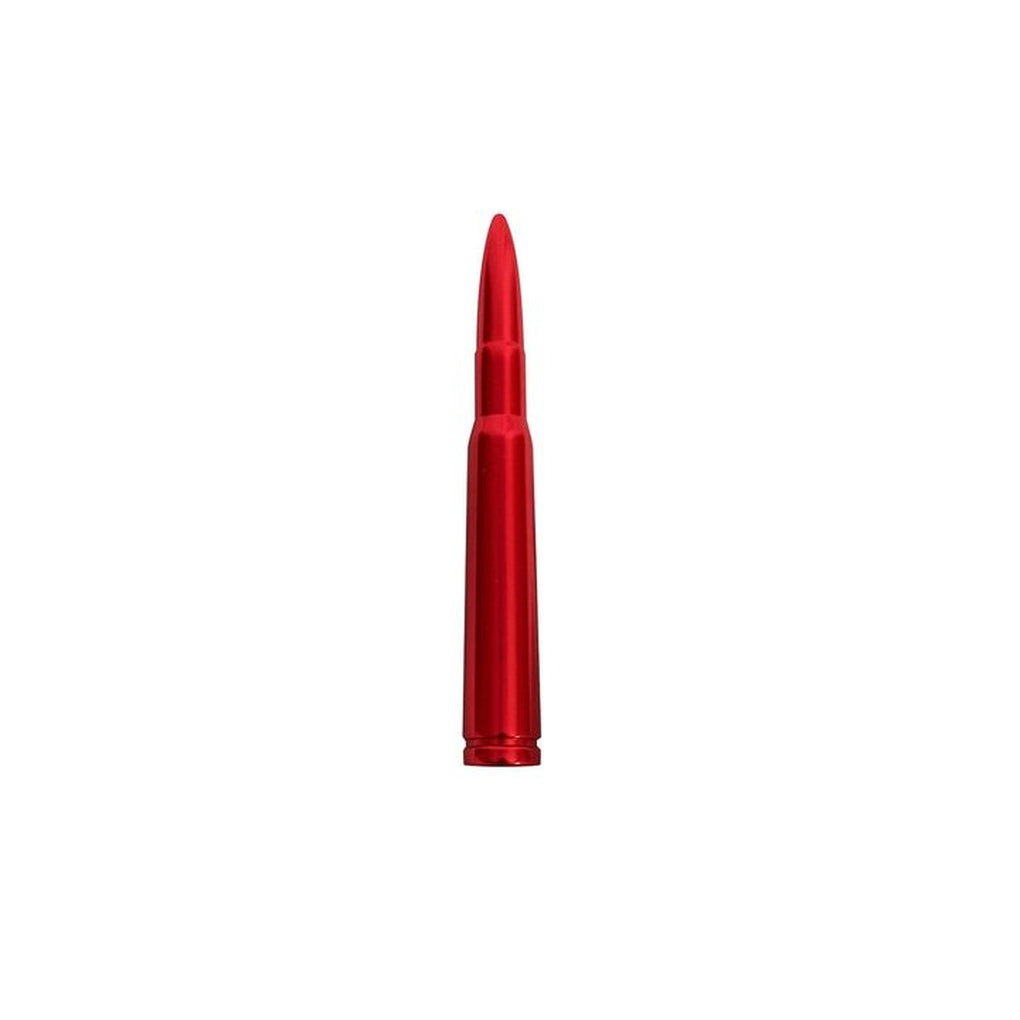 Recon 264ANT50RD .50 Cal Bullet Shaped Extended Range Aluminum 8In Shorty Antenna Red