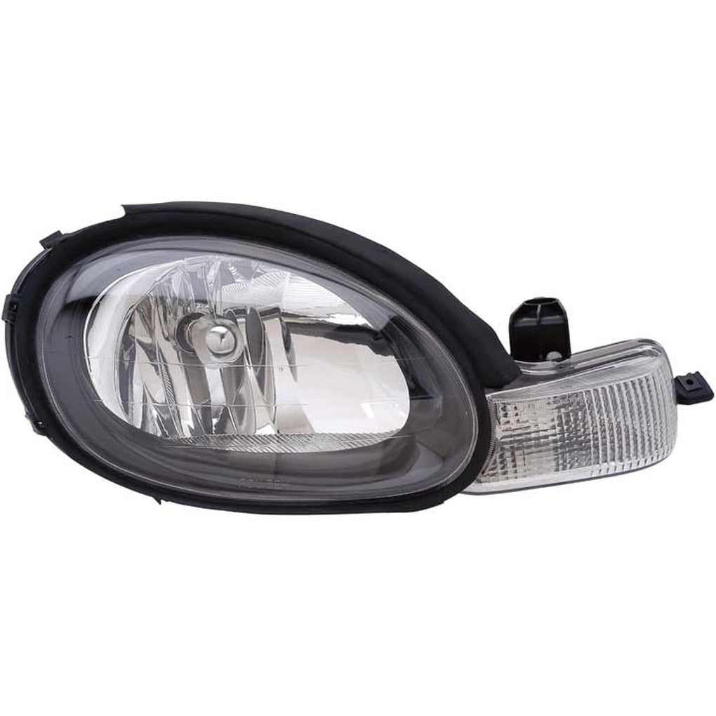 Regionmax CS079-B101R RH Headlamp Assy Composite; W/Black Bezel; Neon 0101