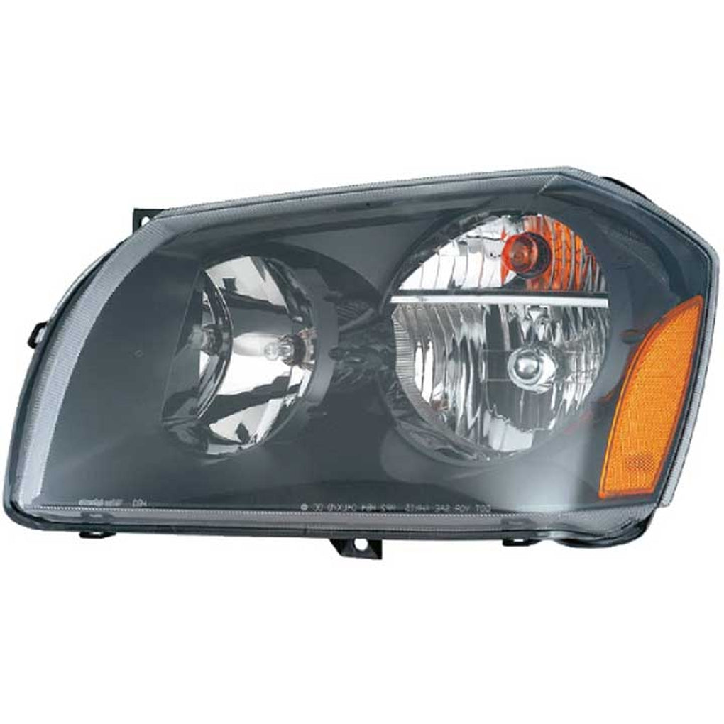 Regionmax CS176-B101L LH Headlamp Assy Composite; 2.7L|3.5L; Black Bezel; Magnum 0507