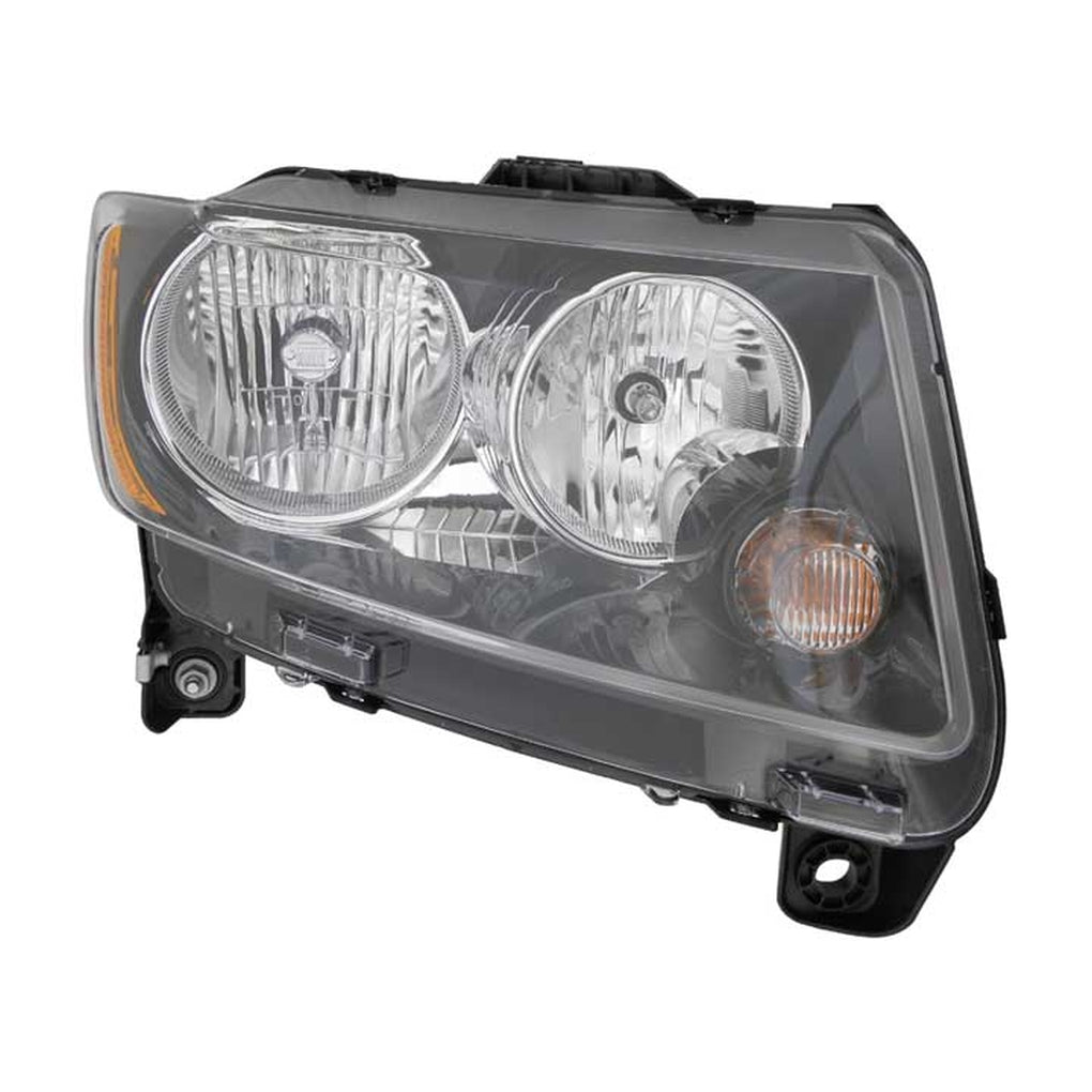 Regionmax CS339-B111R RH Headlamp Assy Composite; Standard Type; Code Lmb; W/Black Trim; Compass 1317