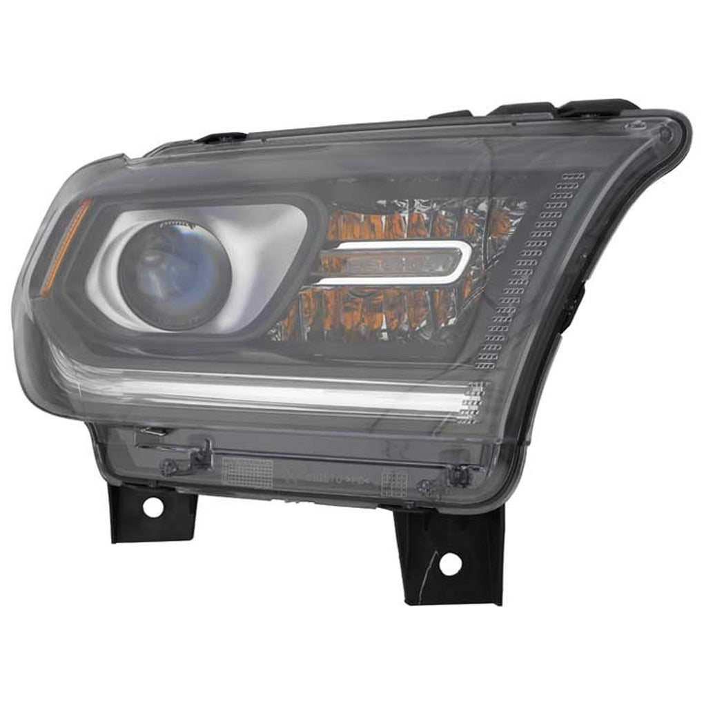 Regionmax CS372-B111R RH Headlamp Assy Composite; Halogen; W/O LED Lamps; Black Trim; Durango 1415