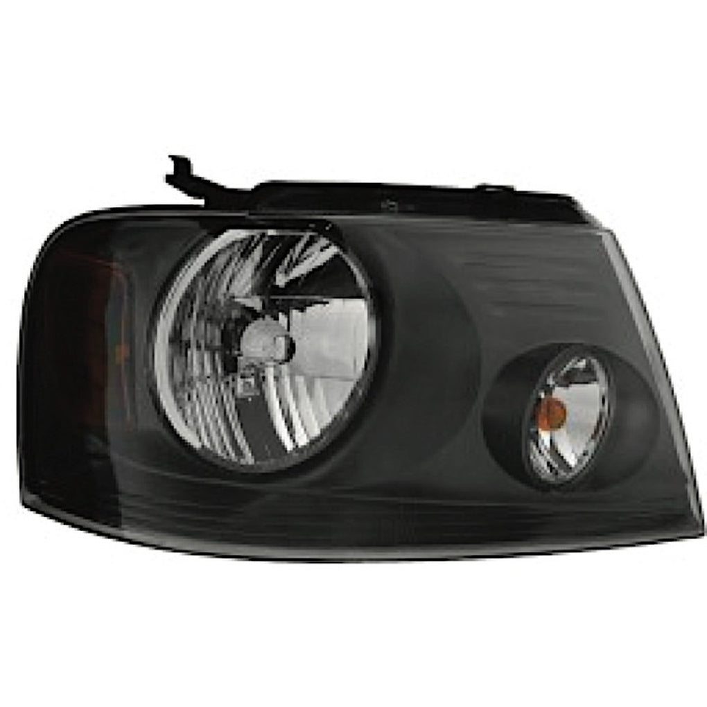 Regionmax FR390-B201L LH Headlamp Assy Composite; F150(New Style); W/Shadow Gray Trim; F150 0708