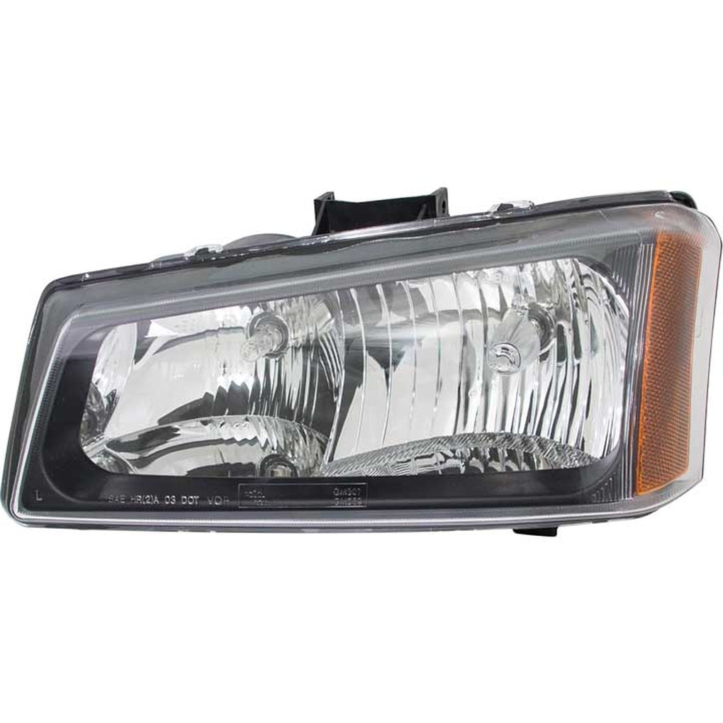 Regionmax GM269-B001L LH Headlamp Assy Composite; 1St Design; Smooth Bezel; Silverado 1500 0306