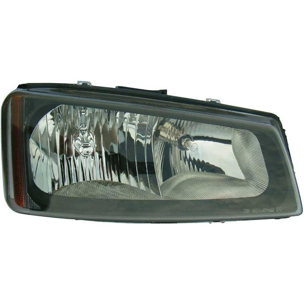 Regionmax GM269-B101R RH Headlamp Assy Composite; W/O Body Cladding; Fluted Bezel; Avalanche 1500 050