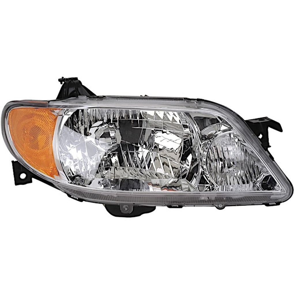 Regionmax MZ213-B001R RH Headlamp Assy Composite; 4Dr Sdn; W/Aluminum Bezel; Protege 0103