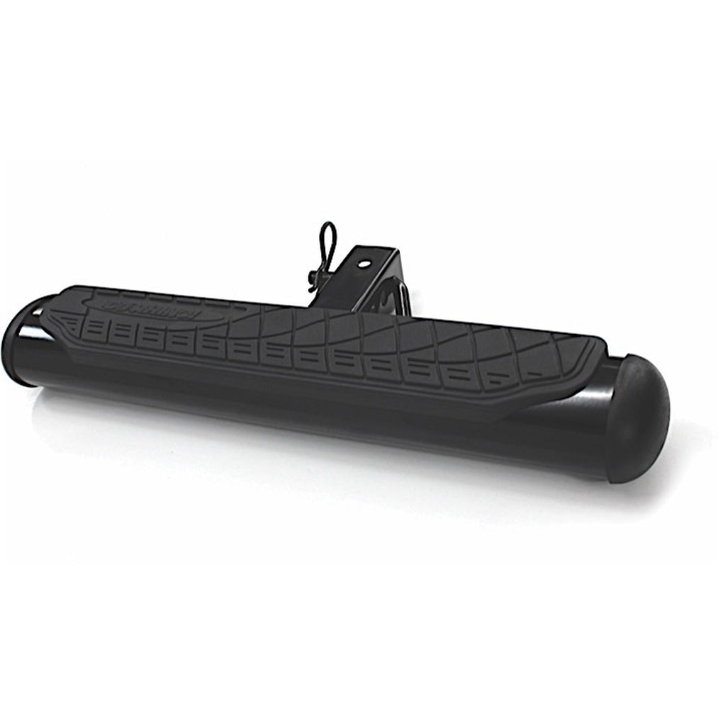 Go Rhino 460B 4In Rhino! Oval Hitchstep 2In Receivers Side & Hitch Steps Black