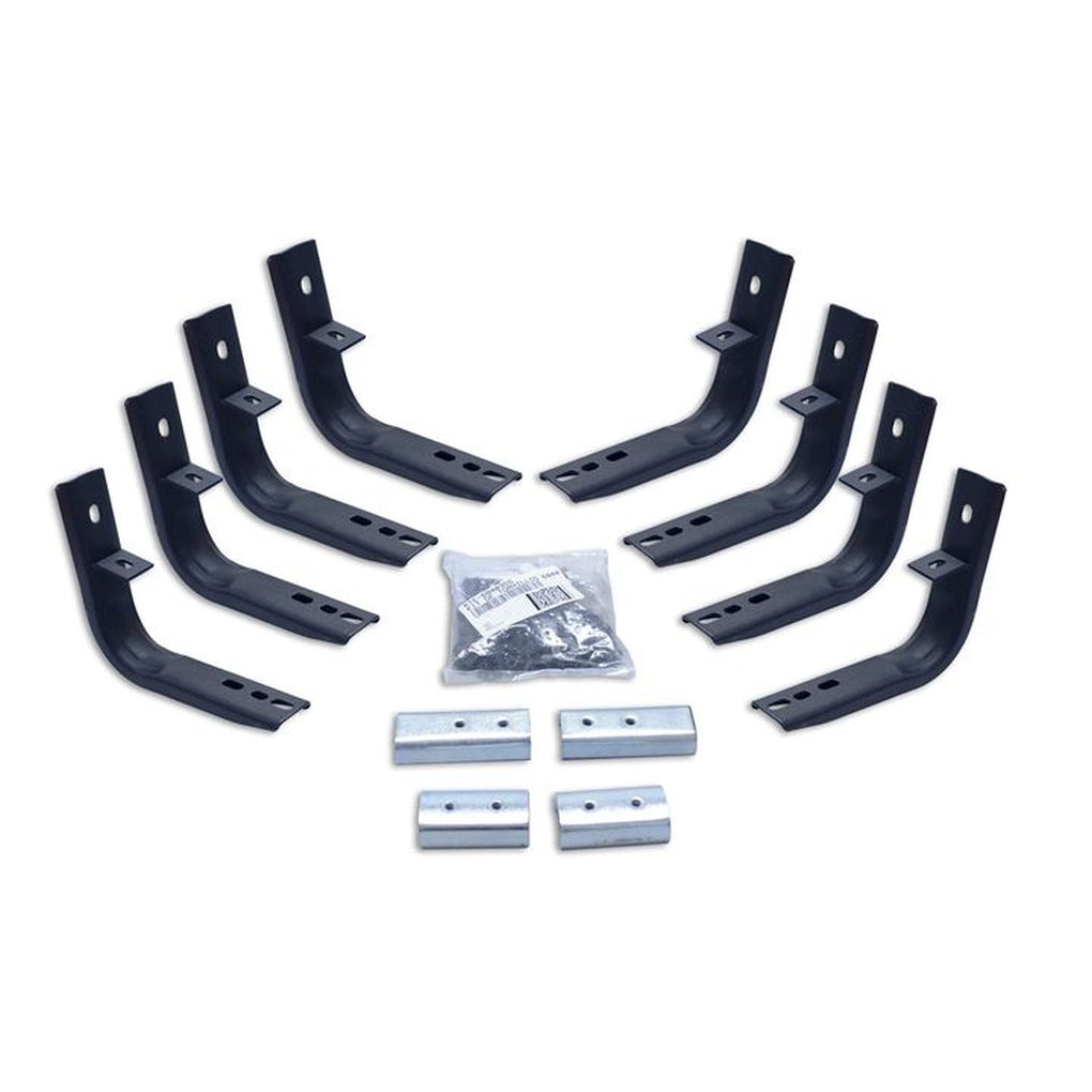 Go Rhino 6840355 15C Canyon Crew Cab Brackets For OE Xtreme Cab Length Sidesteps Black
