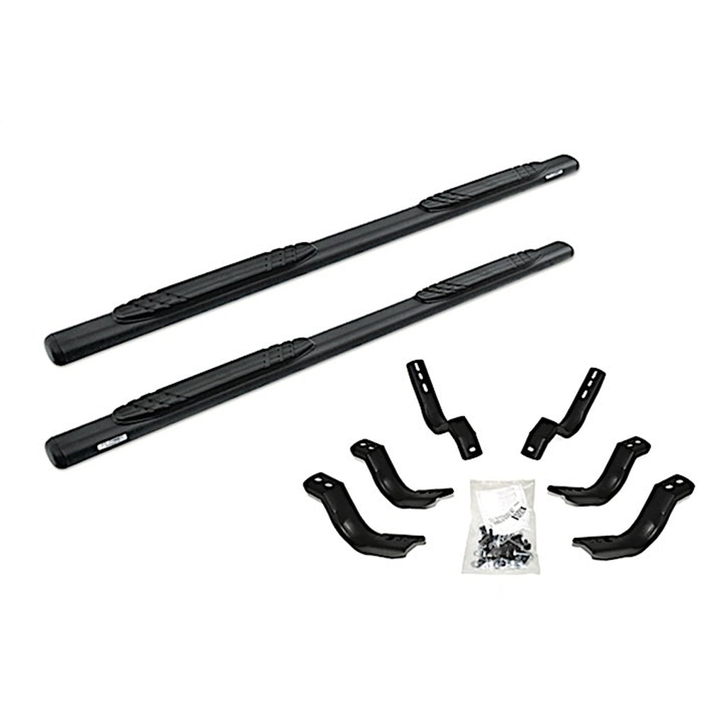 Go Rhino 6844295 05C Tacoma Double Cab(No Drilling Required)Use Bar 680087 5In Oval Side Bars Br