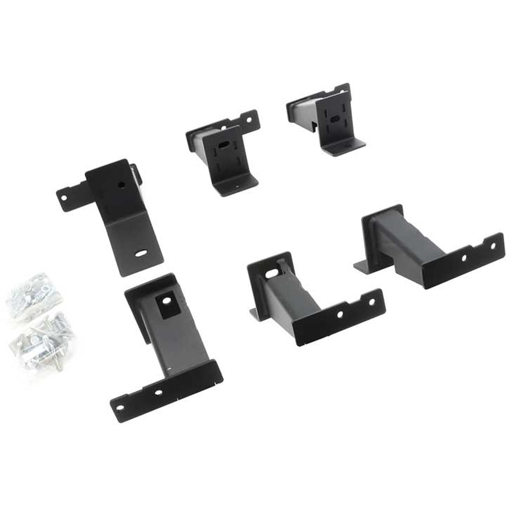 Go Rhino FSD4429TK 16C Tacoma Double Cab Frame Slider (Mounting Brackets Only) Textured Black