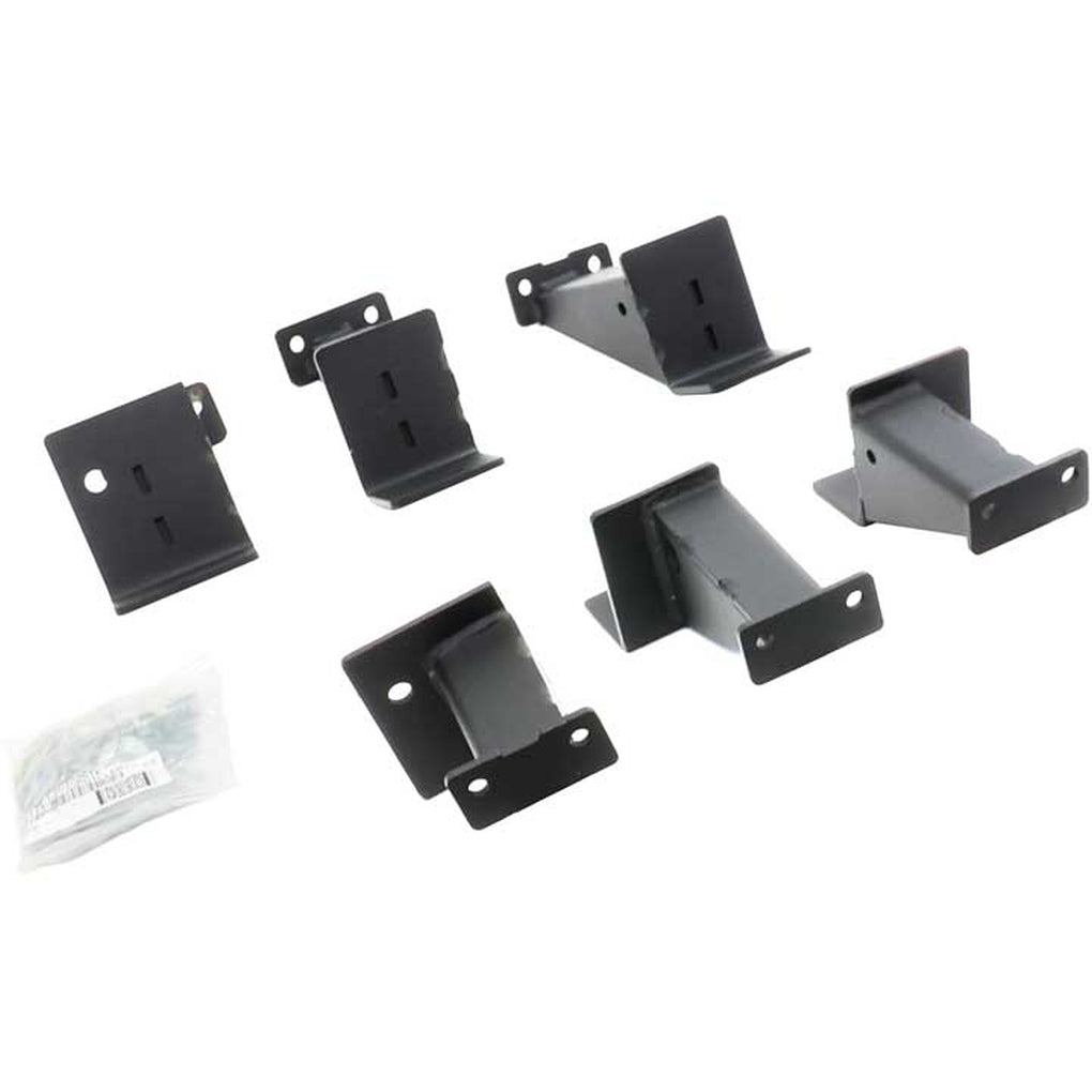 Go Rhino FSD4505TK 0718 Wrangler Jku Frame Slider (Mounting Brackets Only) Textured Black