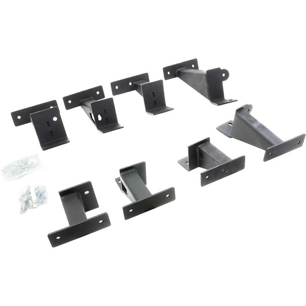 Go Rhino FSD4516TK 20C Gladiator Jt Crew Cab Frame Slider (Mounting Brackets Only) Textured Black