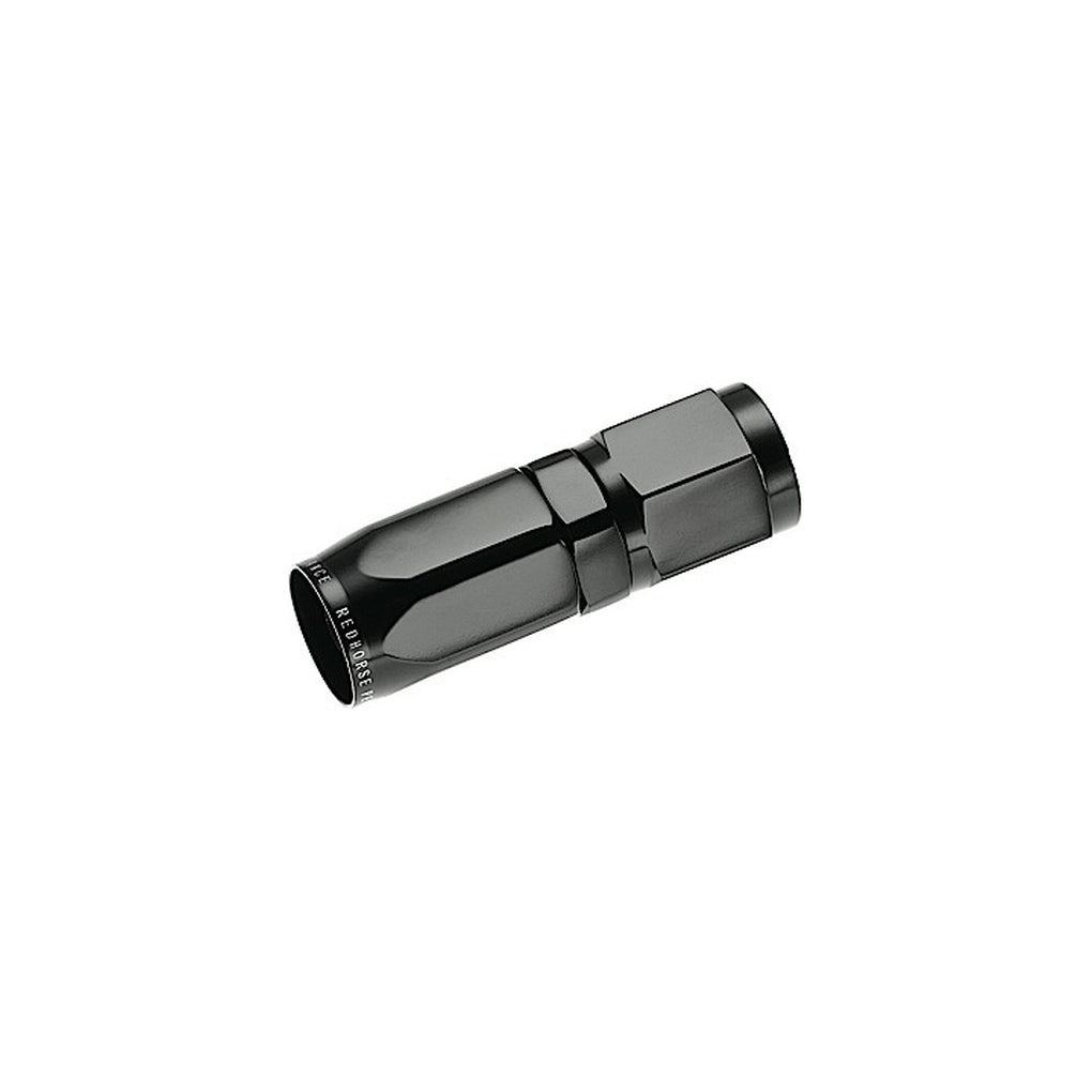 Red Horse Performance 1000-12-2 12 Straight Female Aluminum Hose End Black