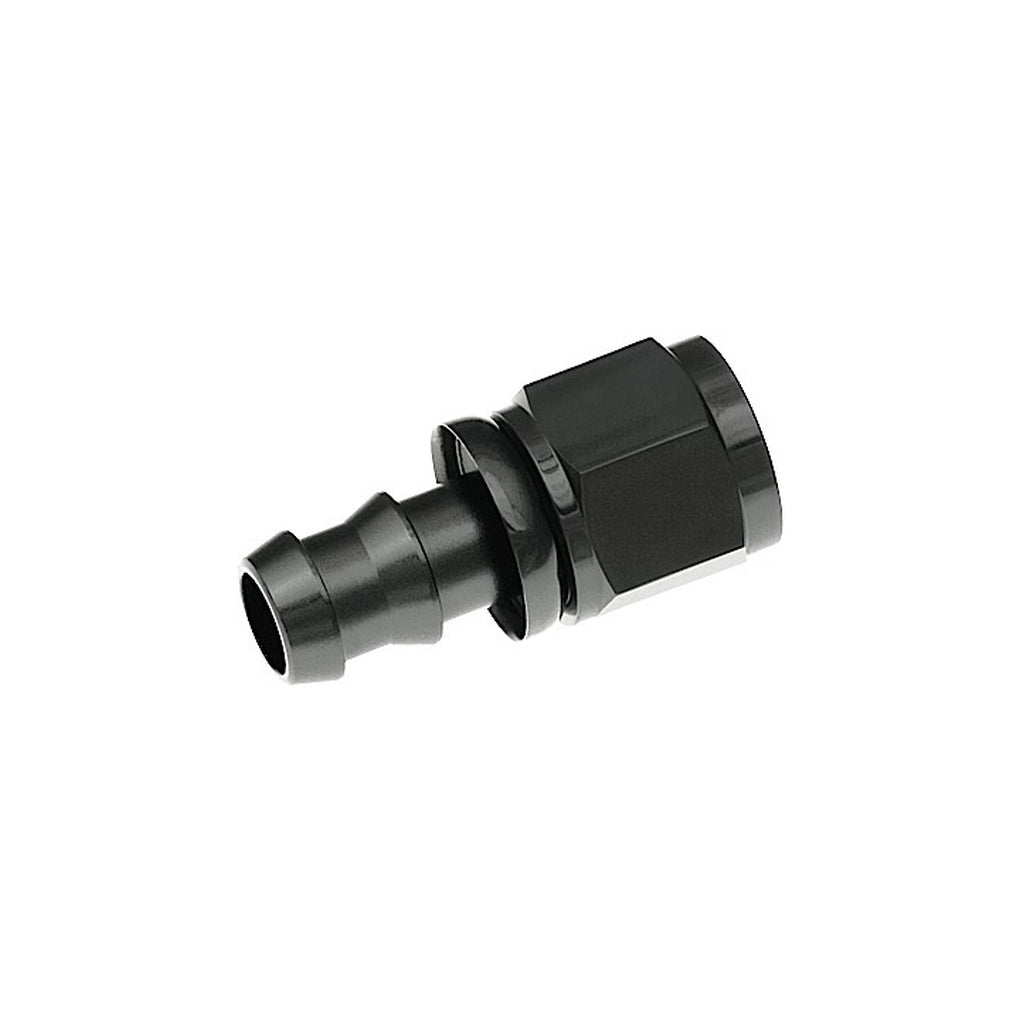 Red Horse Performance 2000-12-2 12 Straight An/Jic Hose End Push Lock Black