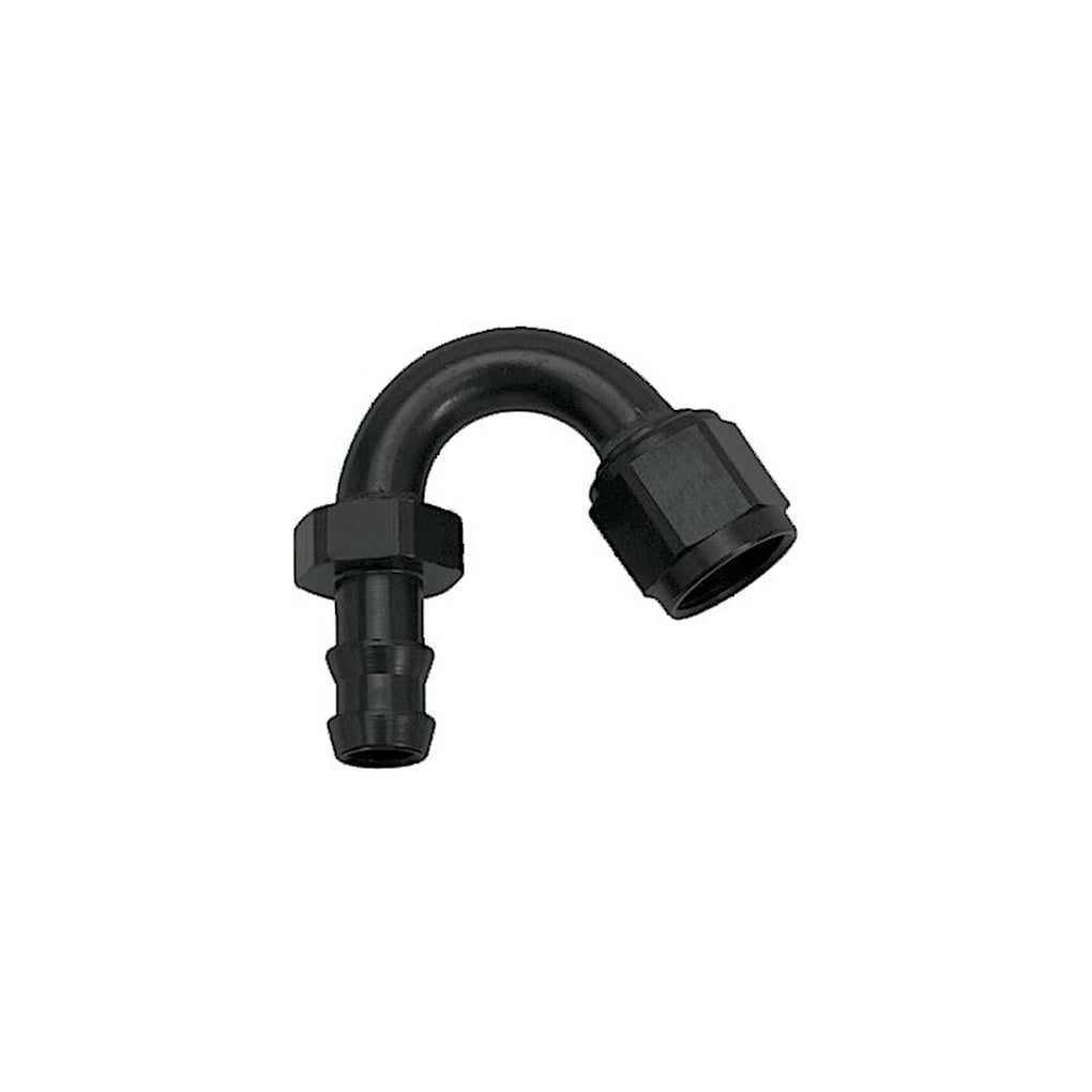 Red Horse Performance 2150-06-2 06 150 Degree An/Jic Hose End Push Lock Black