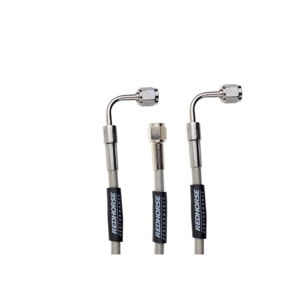 Red Horse Performance 3390-03-20 Straight 3 To 90 Degree 3 20In Pre AssembLED Brake Line